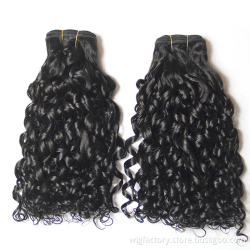 Manufacturer Price no chemical processed pixel curly hair products, unprocessed cuticle aligned virgin brazilian hair